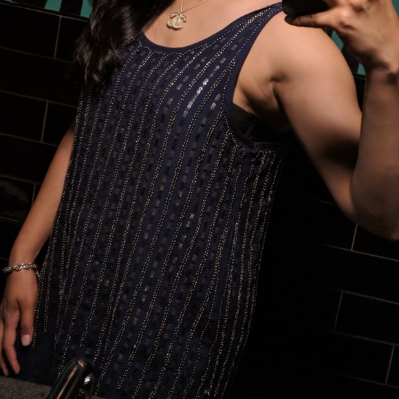 🔥3/$30🔥Beaded relaxed fit dress sz:S - Picture 5 of 5